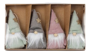 Sleeping gnome for hanging h=10,5cm