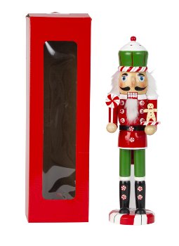 Nut Cracker standing h=38cm w=10,5cm