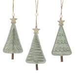 Felt xmas tree green for hanging