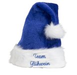 Santa hat blue "Team Glühwein",