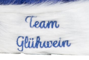 Santa hat blue "Team Glühwein",