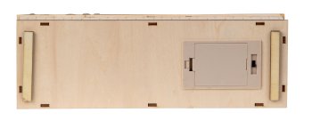 Winter-Holzdeko h=26,5cm b=31cm mit LED