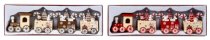 Wooden Xmas train h=5,5cm l=15cm in box