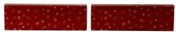 Wooden Xmas train h=5,5cm l=15cm in box