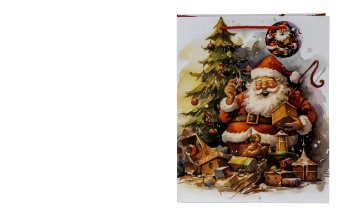 present bag "traditional santa"