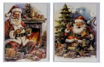 present card "traditional santa"