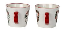 Tasse mit weihnachtlichem Spruch h=9,3cm
