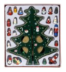 Weihnachtsbaum Spieluhr grün  h=32cm