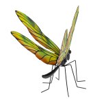 Metall-Libelle stehend mit