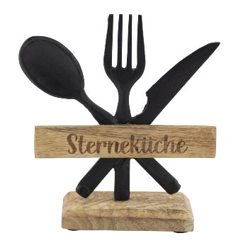 Metal cutlery decoration "Sternenküche"