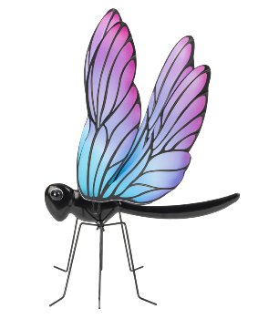 Metall-Libelle stehend mit