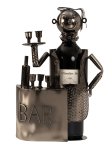 Metal Wine-bottle holder "barkeeper"