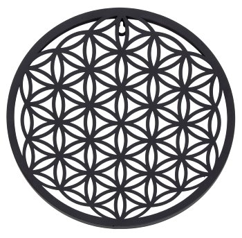 Metal-wall decoration flower of life