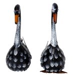 Metal swan h=41cm w=31cm asst.