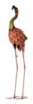 Metal flamingo standing h=88cm w=25cm