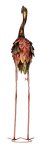 Metal flamingo standing h=88cm w=25cm