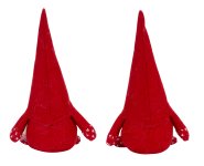 Felt Gnome red standing h=21cm asst.