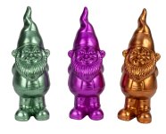 Zwerg stehend in 3 Farben: Lila, Grün