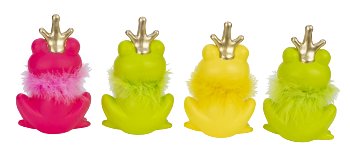 Frosch mit Krone in verschiedenen