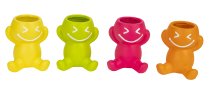 Smiling-Figur sitzend als Vase in