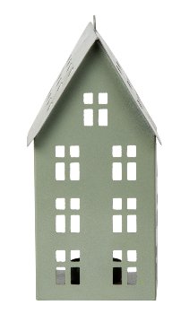 Metal house with loop for hanging