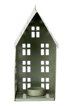 Metal house with loop for hanging
