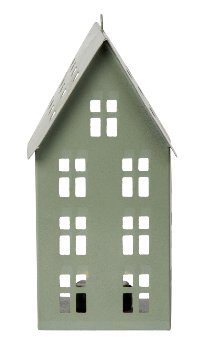 Metal house with loop for hanging