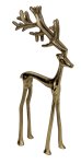 Metall-Rentier gold h=31,5cm b=16cm