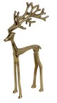 Metall-Rentier gold h=31,5cm b=16cm