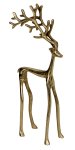 Metall-Rentier gold h=38,5cm b=17cm