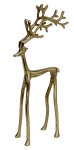 Metall-Rentier gold h=38,5cm b=17cm