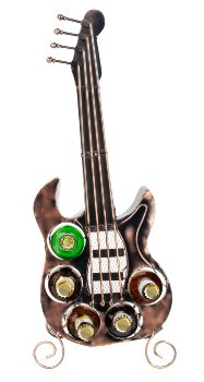 Flaschenregal bronze in Form einer