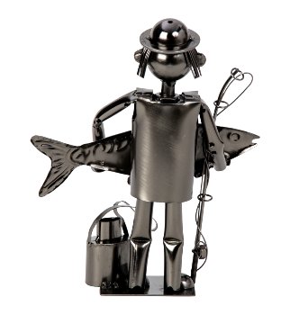 Metal figure "Fisherman"
