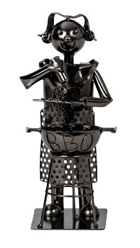 Metal figure "BBQ" h=20cm