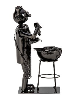 Metal figure "BBQ" h=20cm