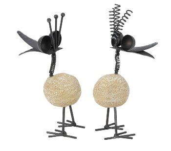 Metall Vogel-Dekoration zum Stellen