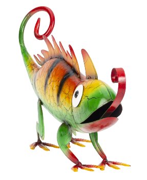 Metal camelion colorful h=16,5cm