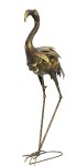 Metall Flamingo in gold-metallic