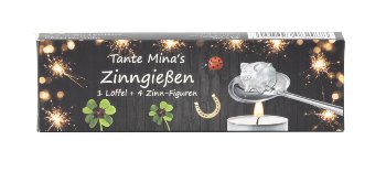 5-Teiliges Zinngießen-Set verpackt in