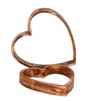 Wooden hearts for standing set price for