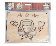 Geldgeschenk Geldkarte aus Holz "Mr. &