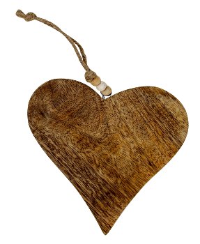 Wooden heart "Hab Dich Lieb" with