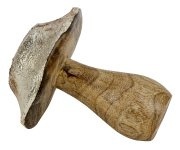 Holz-Pilz mit Gold-Finish zum Stellen
