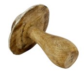Holz-Pilz mit Gold-Finish zum Stellen