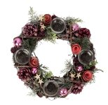 Advent wreath round in