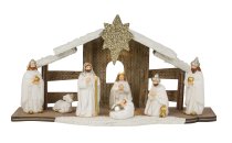 Nativity set with 7 figures and