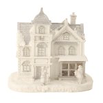 Winterhaus mit LED h=20cm b=23,5cm