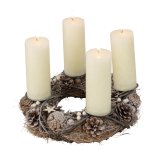 Advent wreath round in