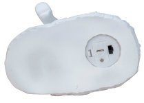 Cute snowman with dark green hat &