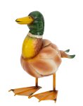 Metal duck h=24cm w=26cm